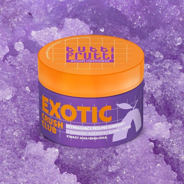 peeling do ciała o zapachu śliwki