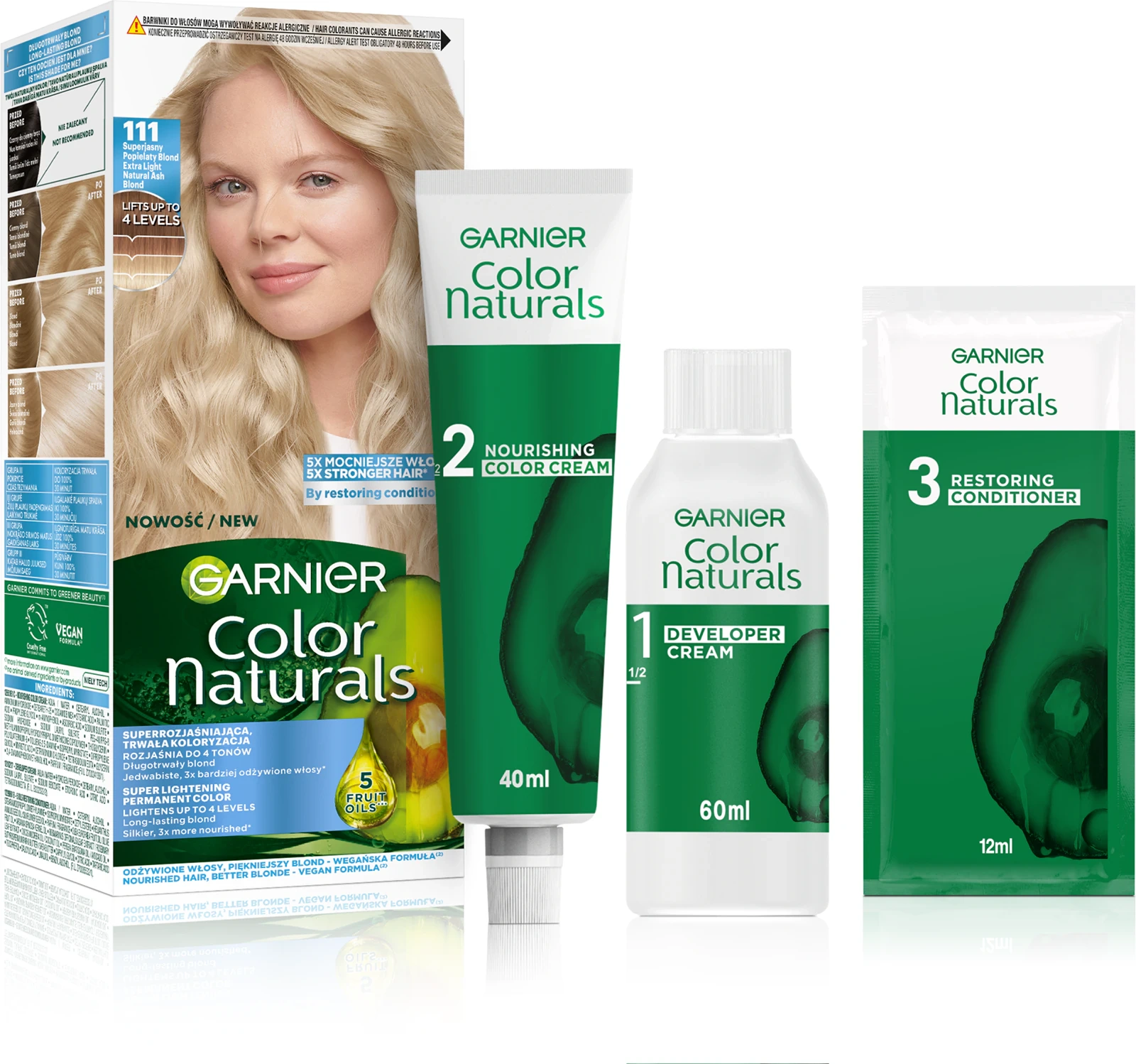 farba do włosów blond Garnier Color Naturals