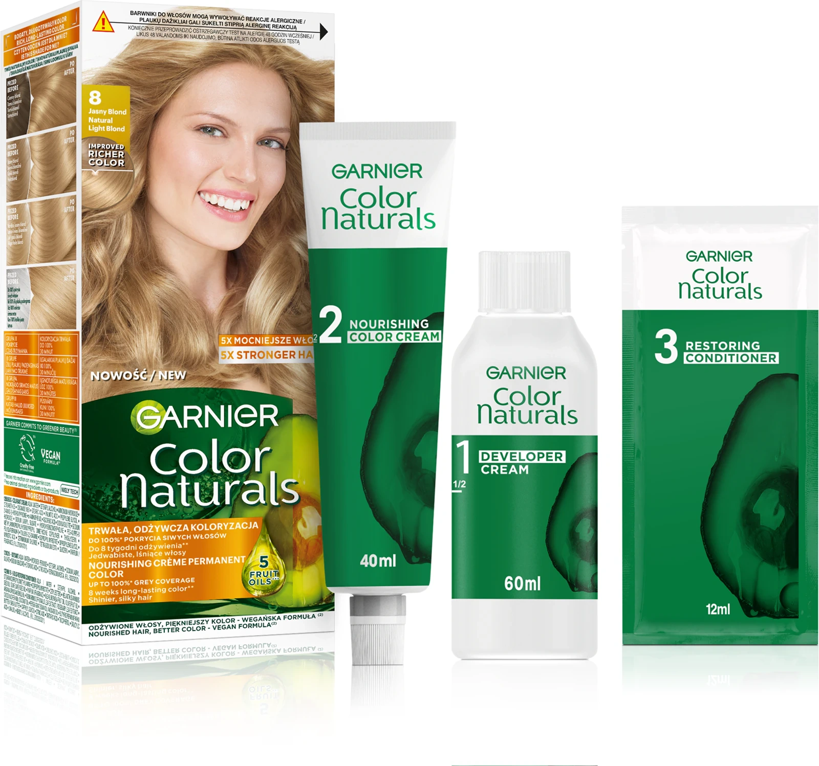 farba do włosów jasny blond Garnier