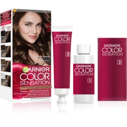Brązowa farba do włosów Garnier Color Sensation 4.0