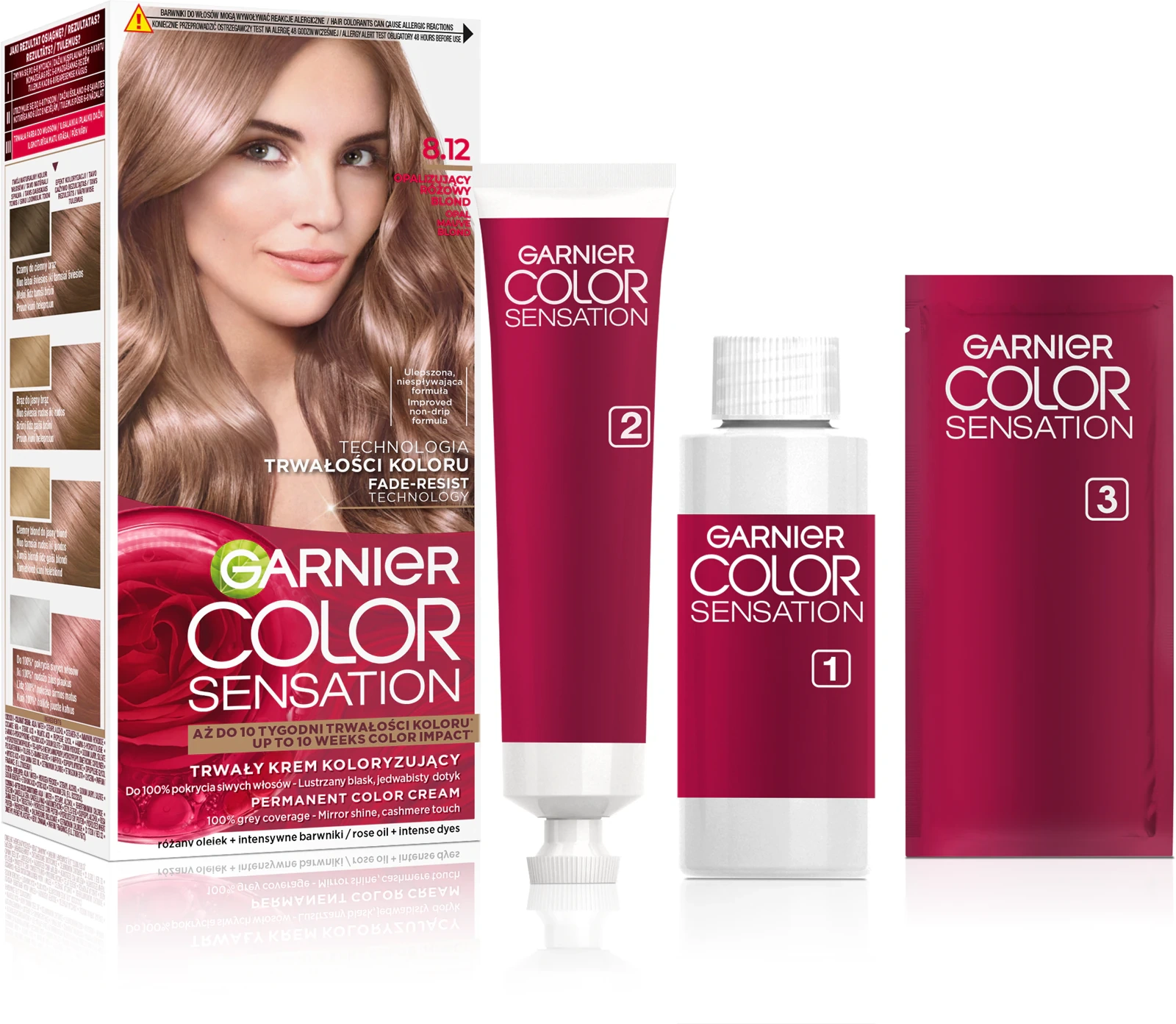 Farba Garnier Color Sensation 8.12 różowy blond