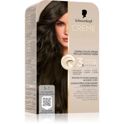 Schwarzkopf Creme Supreme 5.1 farba do włosów Chłodny Jasny Brąz