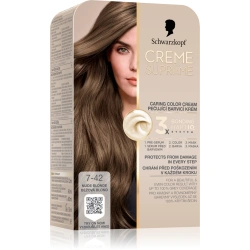 Schwarzkopf Creme Supreme 7.42 farba do włosów Beżowy Blond