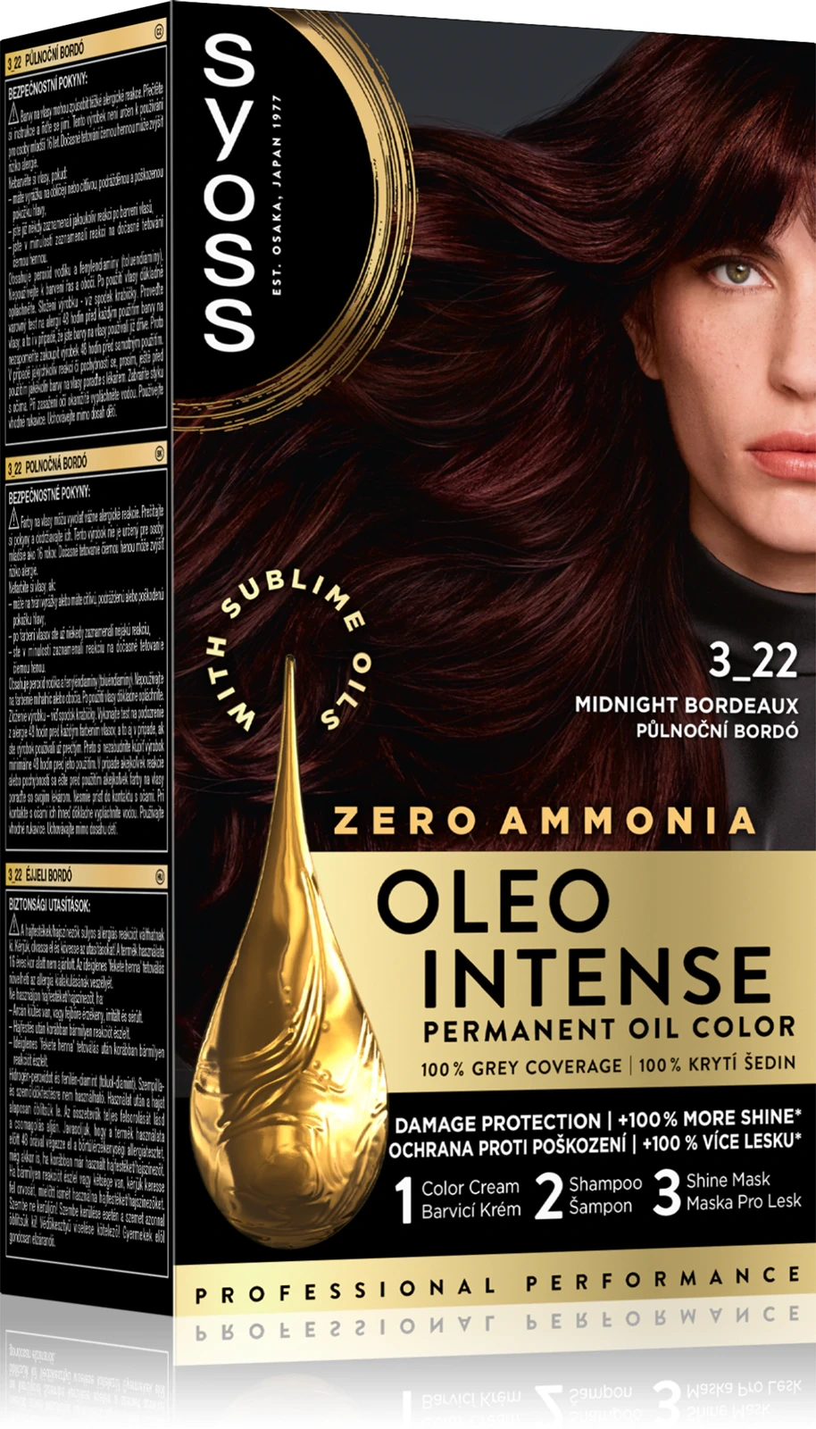 Farba Syoss Oleo Intense bez amoniaku z olejkami