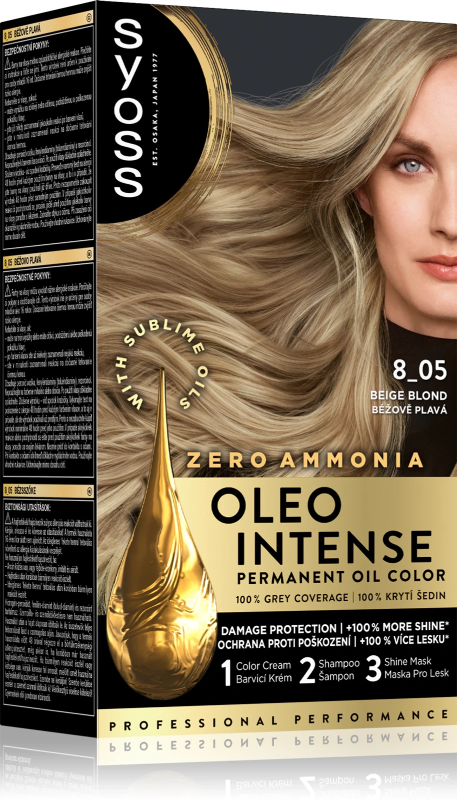 Farba Syoss Oleo Intense bez amoniaku z olejkami