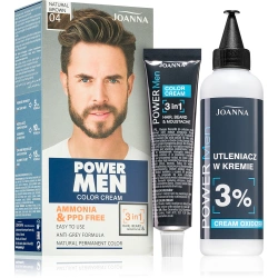 farba Joanna Power Men Natural Brown na siwe włosy