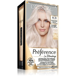 Loreal Preference 11.11 farba do włosów Ultra Jasny Chłodny Krystaliczny Blond