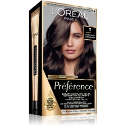 Loreal Preference 3 farba do włosów Ciemny Brąz