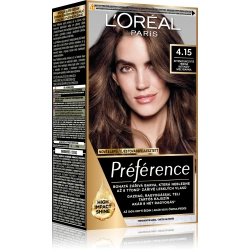 Loreal Preference 4.15 farba do włosów Intensywny Głęboki Brąz