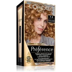 Loreal Preference 7.3 farba do włosów Złocisty Blond