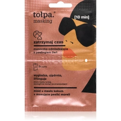 maseczka z peelingiem na zmarszczki Tołpa Masking zatrzymaj czas