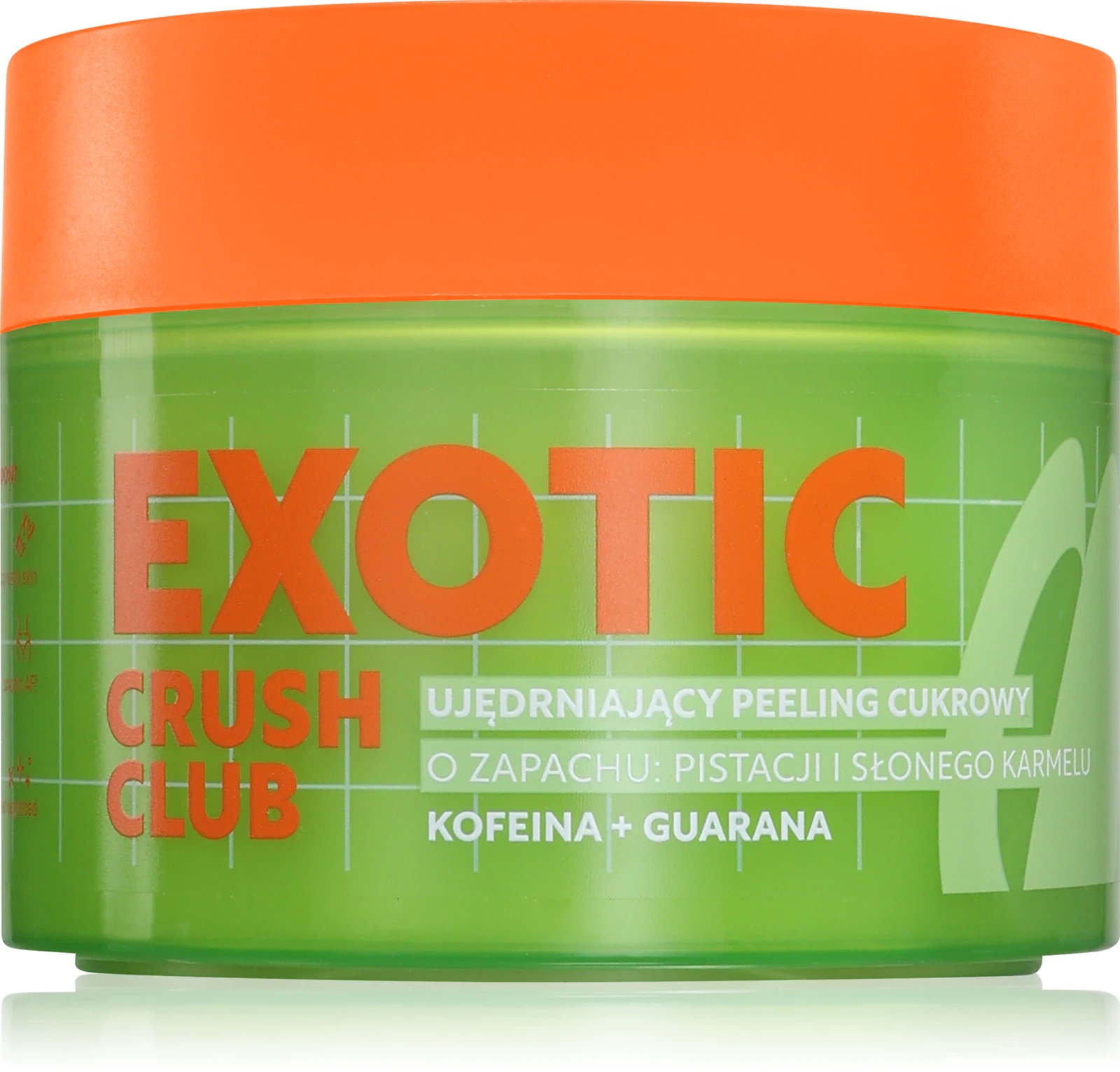 ujędrniający peeling cukrowy z kofeiną Tutti Frutti