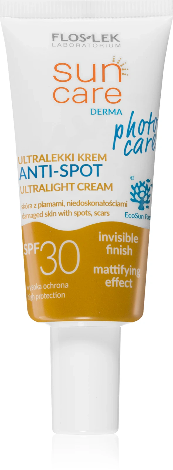 lekki krem SPF30 do cery z przebarwieniami