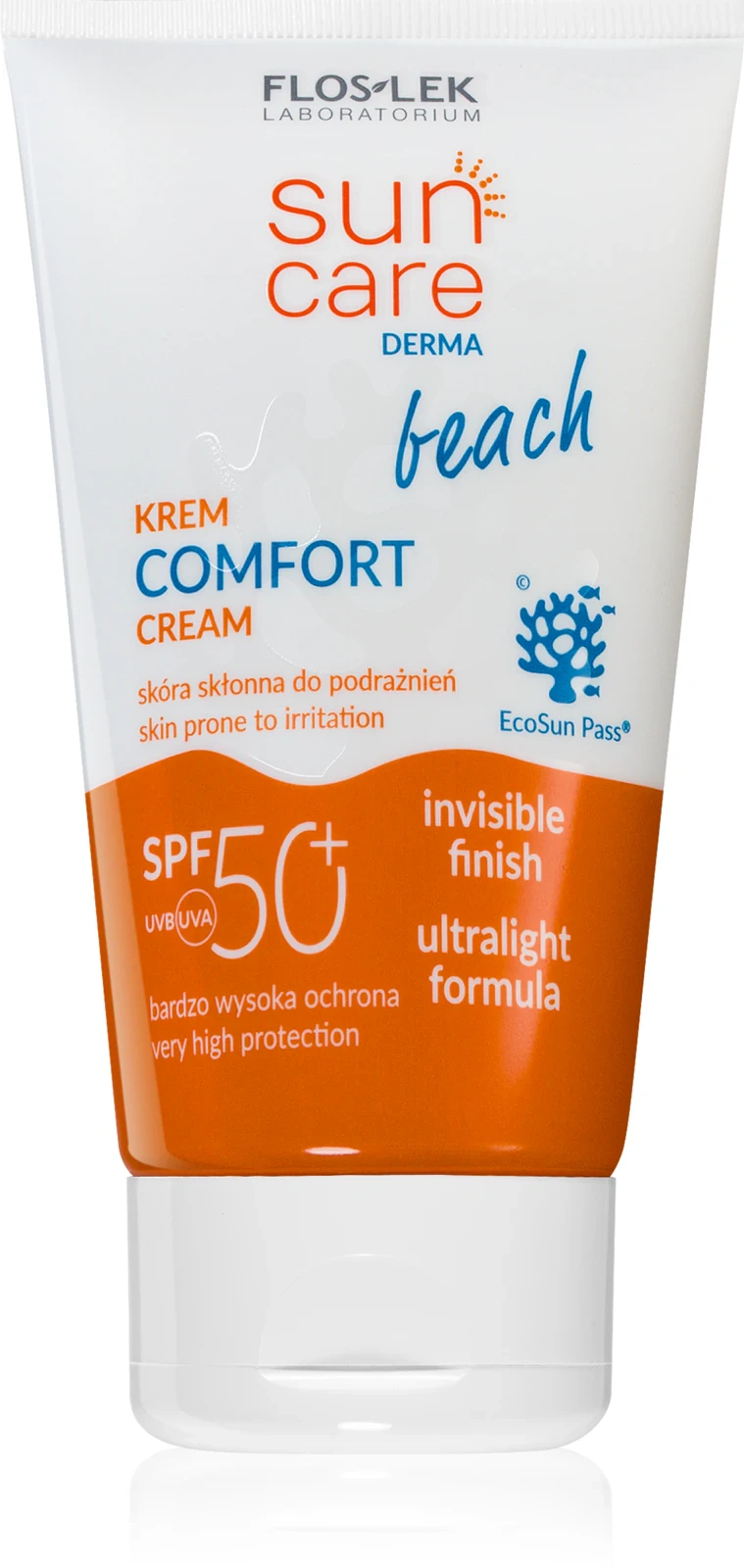 lekki krem SPF50+ do twarzy ciała i tatuaży