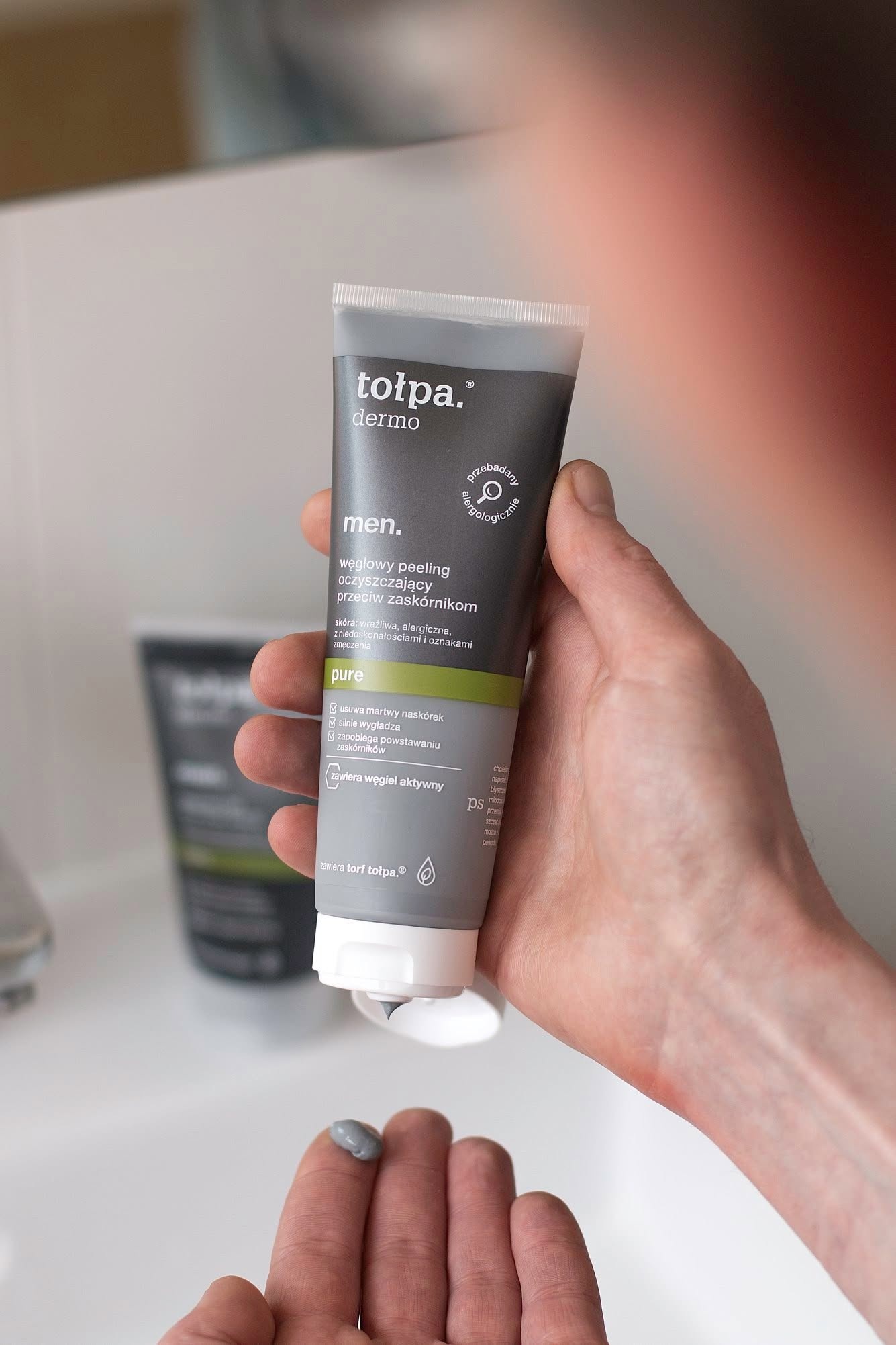 Tołpa Dermo Men Pure peeling węglowy na zaskórniki