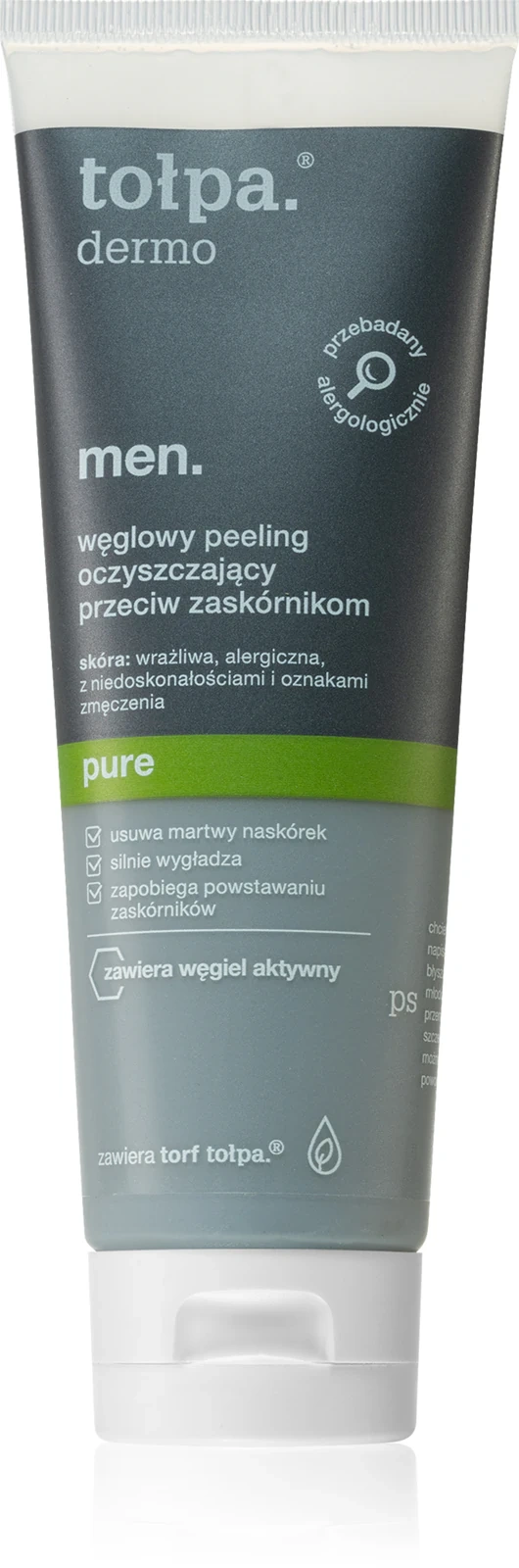 peeling do twarzy Tołpa na sebum i wrastające włoski