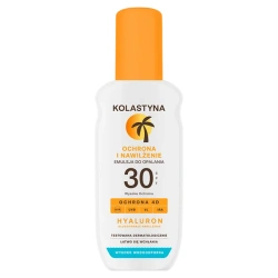 emulsja SPF30 w sprayu z kwasem hialuronowym
