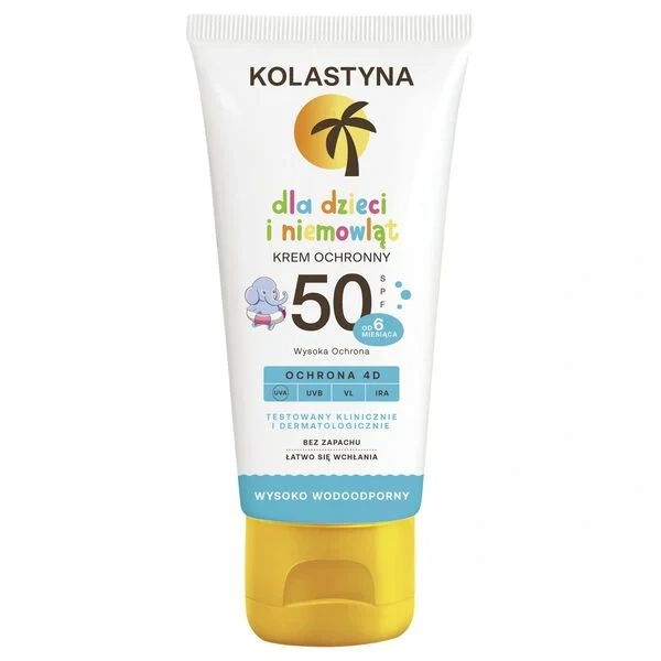 krem SPF50 dla niemowląt od 6 miesiąca