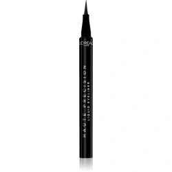 Wodoodporny płynny eyeliner w pisaku Loreal Haute Precision 010 Black Silk