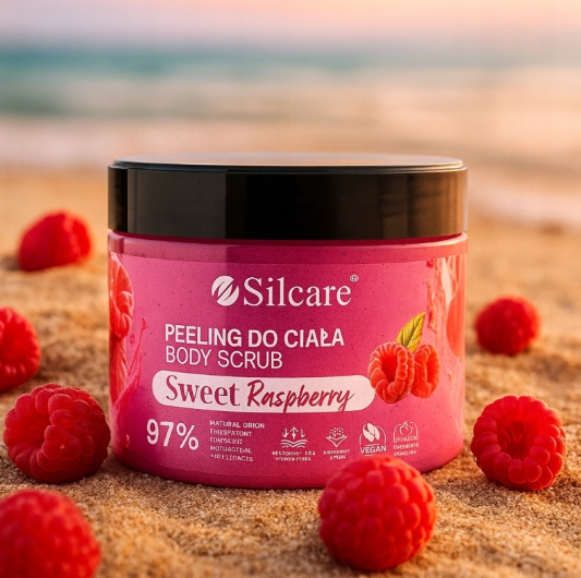 peeling do skóry tłustej i mieszanej z maliną