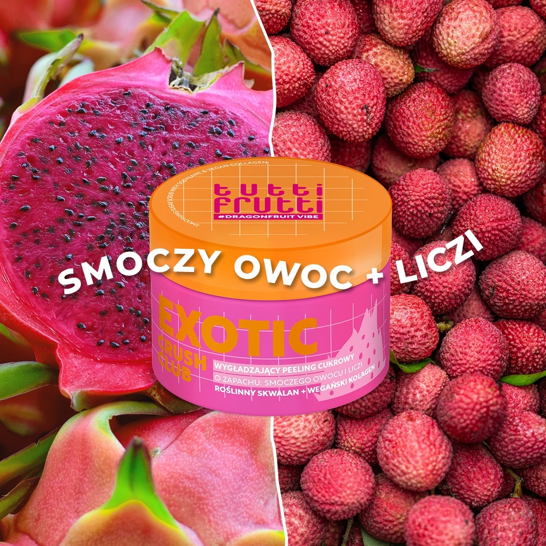 peeling do ciała o zapachu smoczego owocu