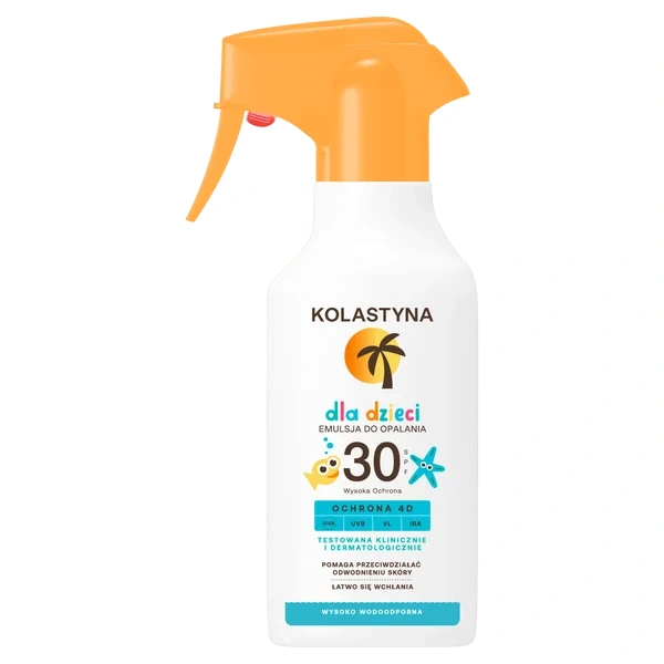 wodoodporna emulsja SPF30 dla dzieci Kolastyna
