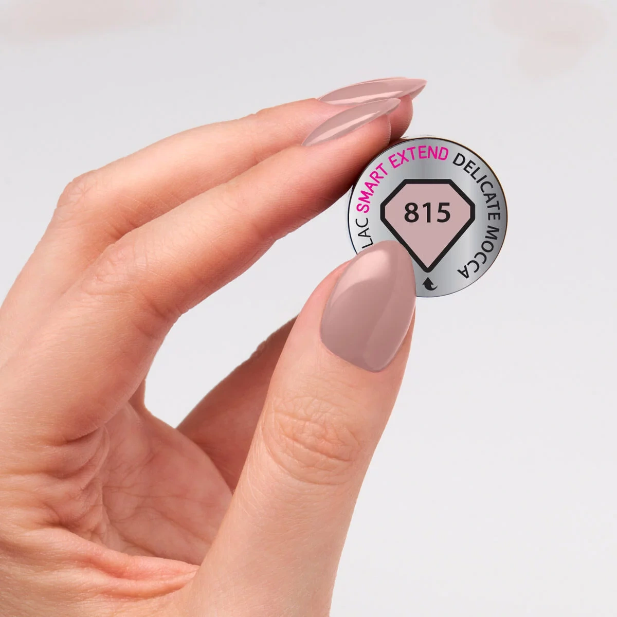kolorowa baza hybrydowa naturalny manicure