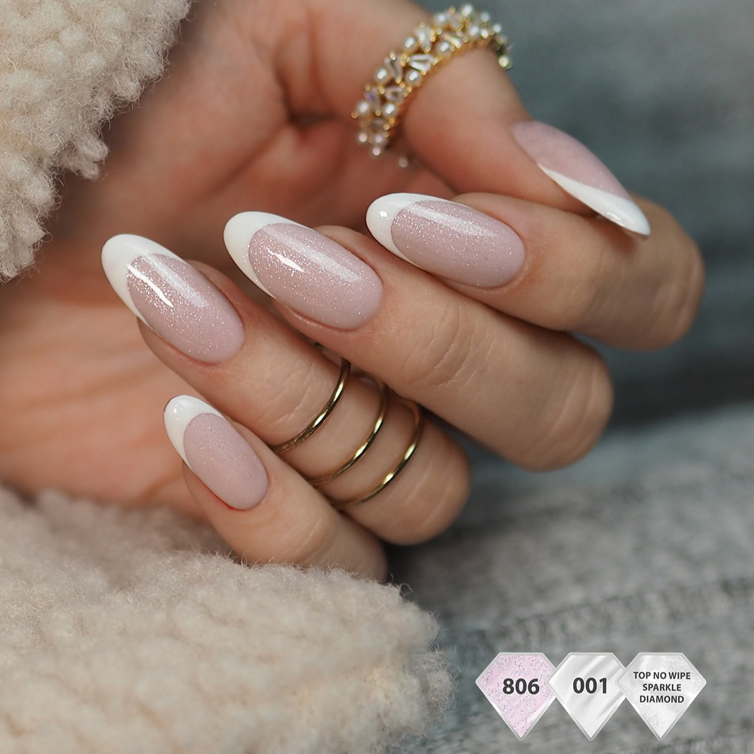 Semilac Smart Extend 806 Glitter Delicate Pink baza hybrydowa