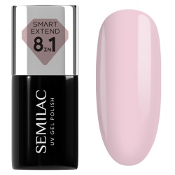 Różowa baza Semilac Smart Extend 809 do manicure 8w1