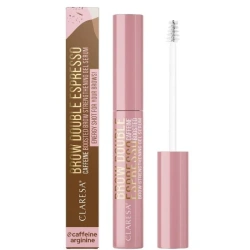 Wzmacniające żelowe serum do brwi z kofeiną Claresa Brow Double Espresso
