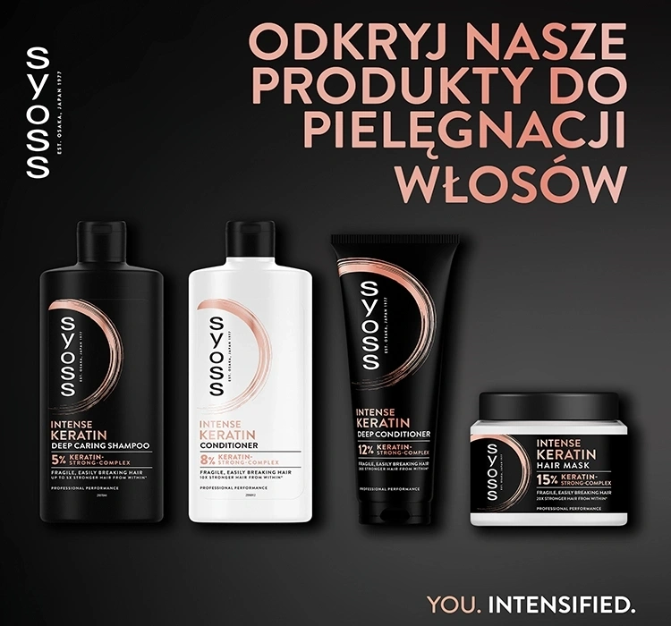 Syoss Intense Keratin szampon do włosów łamliwych