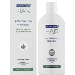 szampon Novaclear Hair przeciw wypadaniu i przerzedzaniu włosów