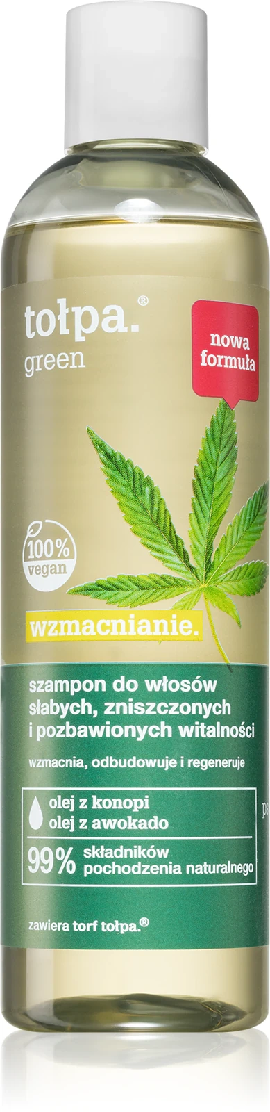 szampon Tołpa z olejem konopnym do zniszczonych włosów