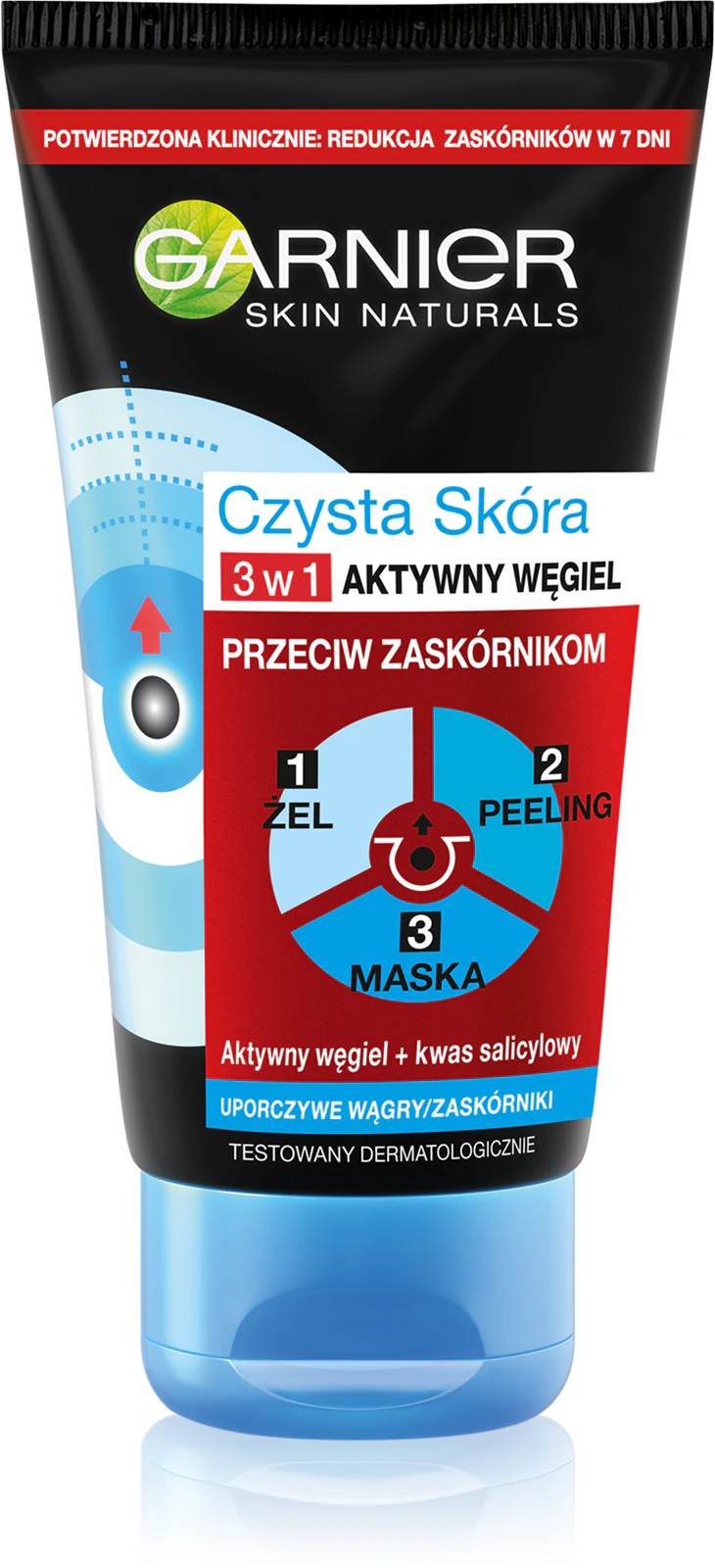 żel Garnier Czysta Skóra Aktywny Węgiel na zaskórniki