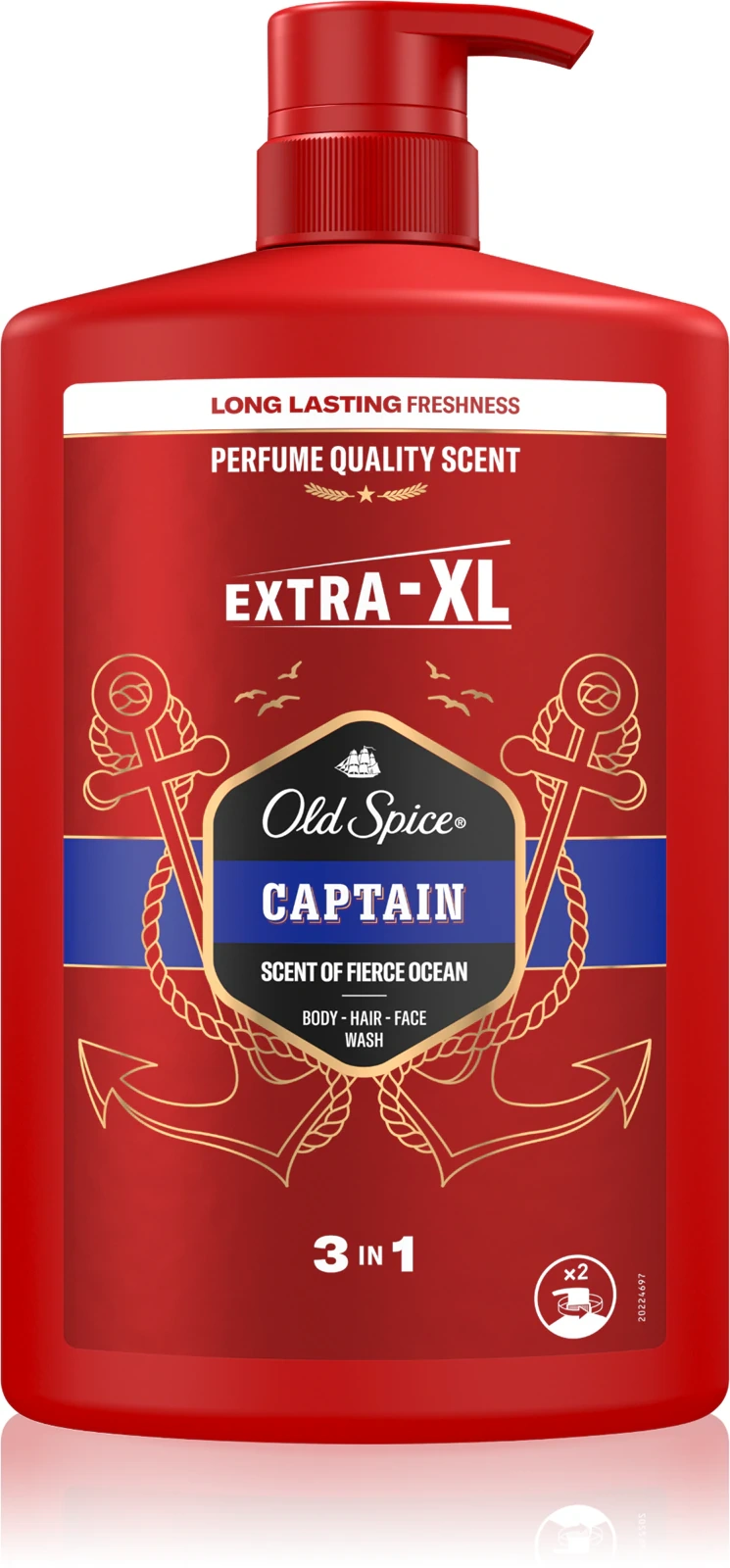 żel pod prysznic Old Spice Captain 1 l z pompką