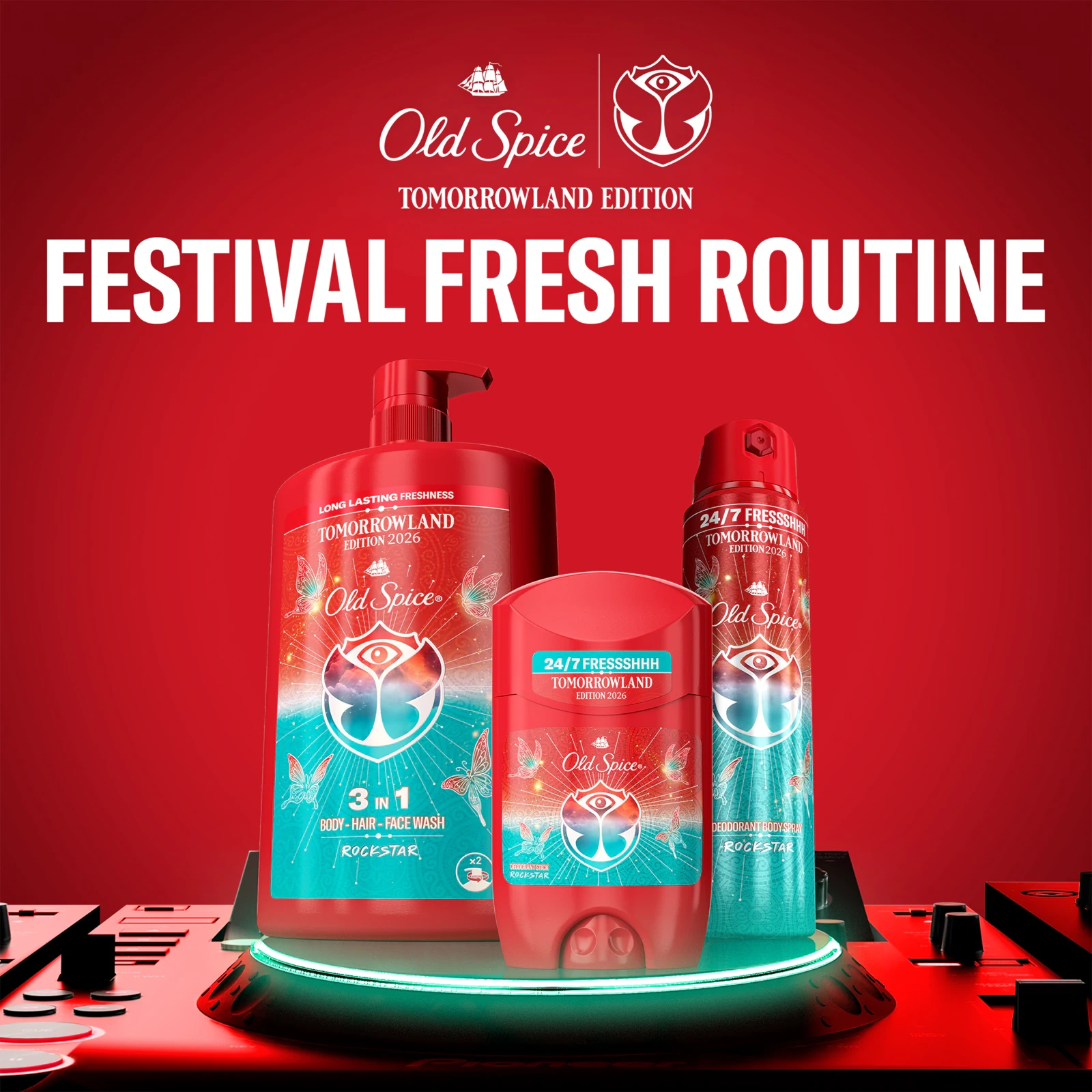 Old Spice Rockstar żel pod prysznic 3w1