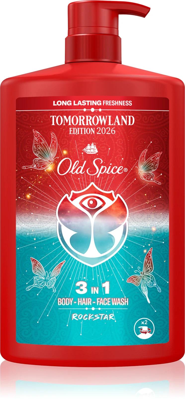 żel pod prysznic Old Spice Rockstar o cytrusowo-drzewnym zapachu