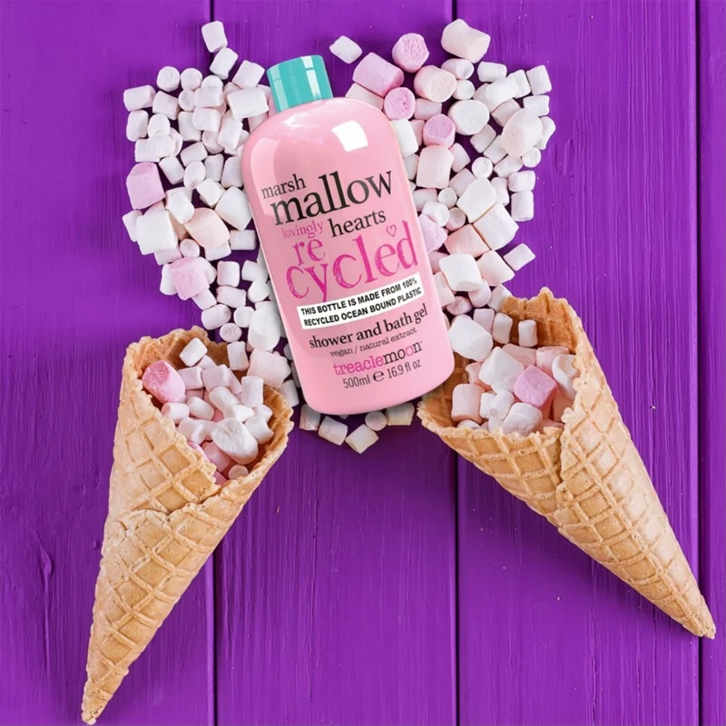 Żel pod prysznic i do kąpieli Treaclemoon Marshmallow Hearts - obrazek 3