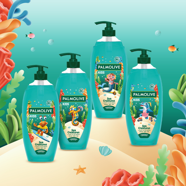 Palmolive Kids Sea Creatures żel do kąpieli dla dzieci