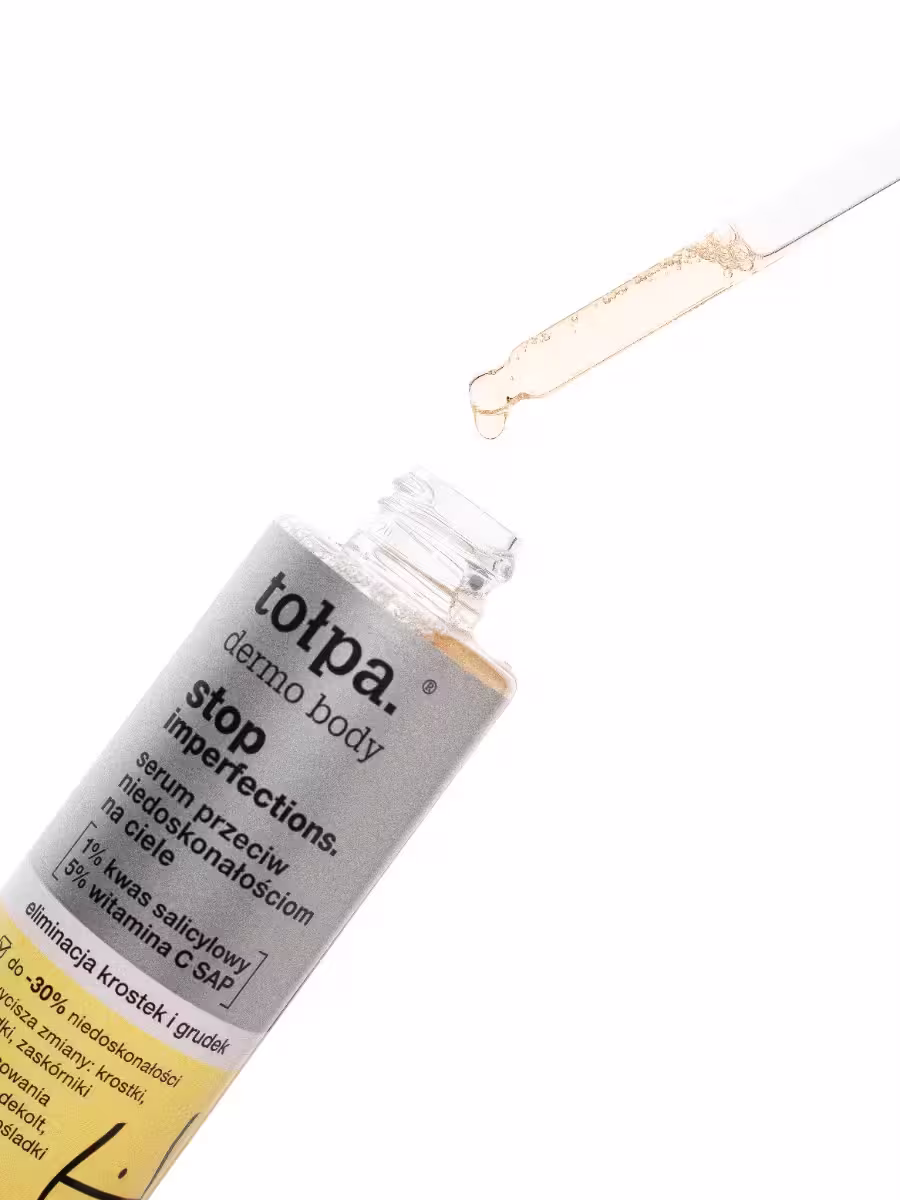 Żelowe serum do ciała na niedoskonałości z kwasem salicylowym Tołpa Dermo Body Stop Imperfections - obrazek 2