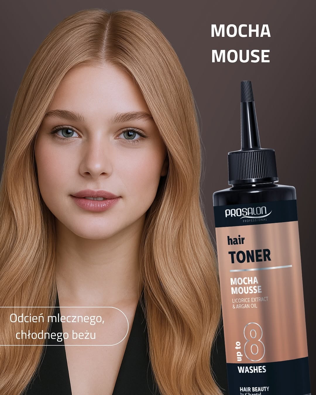 Prosalon Hair Toner Mocha Mousse żelowy toner do włosów blond