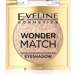 Złoty cień do powiek z efektem mokrej powieki Eveline Wonder Match 05 Golden Glow