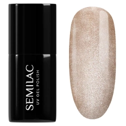 Jasny lakier Semilac Linen Gloss szklista magnetyczna tafla