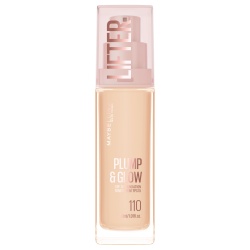 Podkład rozświetlający SPF 15 z niacynamidem Maybelline Lifter Plump & Glow 110