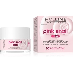 Eveline Pink Snail Krem nawilżająco-rozświetlający Jelly Slime