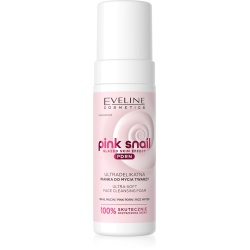 Eveline Pink Snail Ultradelikatna pianka do mycia twarzy