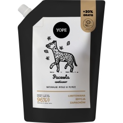 Yope naturalne mydło do rąk w płynie Paczula i Wetiwer refill