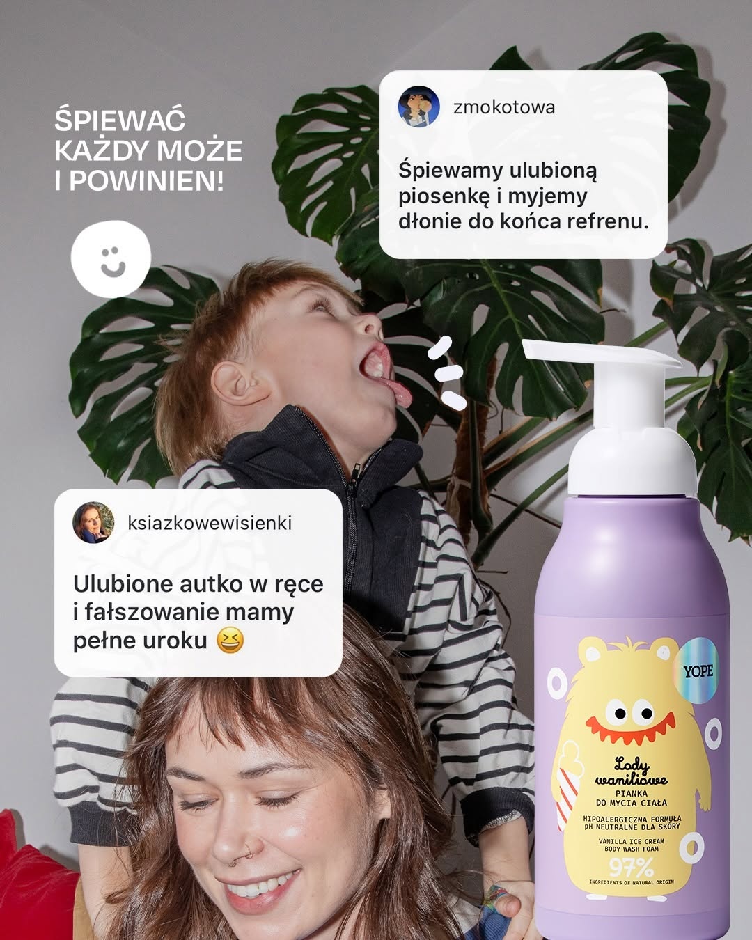 pianka do mycia dla dzieci do wrażliwej skóry