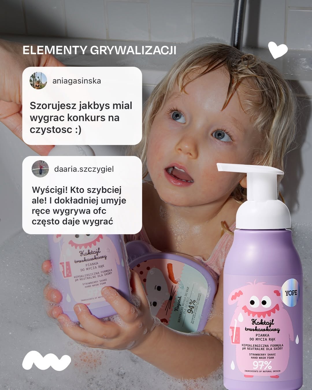 hipoalergiczna pianka do mycia rąk dla dzieci