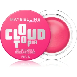 Matowy kremowy róż do ust i policzków w musie Maybelline Cloudtopia 04 Pink Daydream